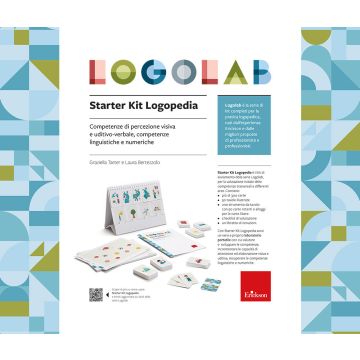 Logolab. Starter kit logopedia. Competenze di percezione visiva e uditivo-verbale, competenze linguistiche e numeriche. Con 50 tavole illustrate. Con 370 Carte