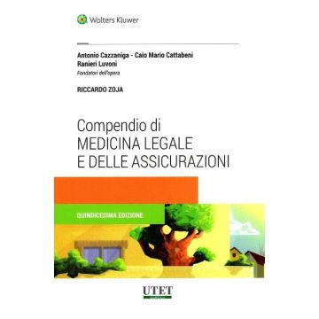 Cazzaniga Compendio di medicina legale 2022 Nuova edizione ranieri luvoni utet giuridica