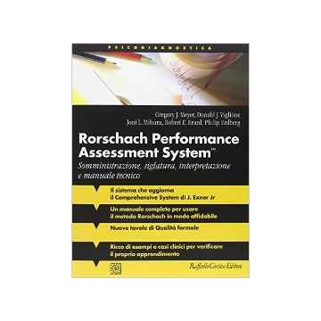 Rorschach Performance Assessment System. Somministrazione, Siglatura,  Interpretazione E Manuale Tecnico  [Meyer Viglione - Cortina Raffaello]