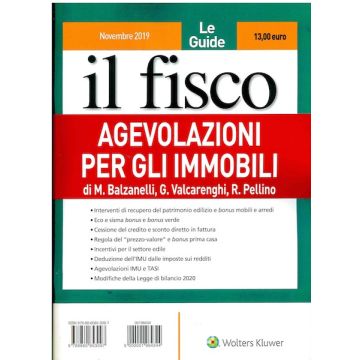 Agevolazioni per gli immobili  (Dic. 2019)