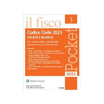 CODICE CIVILE 2023 società e bilancio il fisco