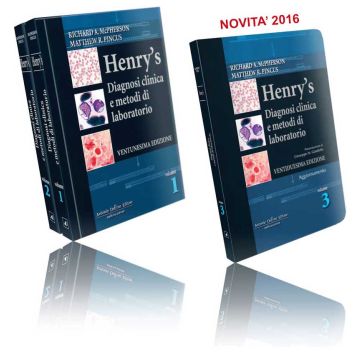 HENRY'S  Diagnosi Clinica e Metodi di Laboratorio 2voll. 21/ed. + Volume di Aggiornamento alla 22/ed.
