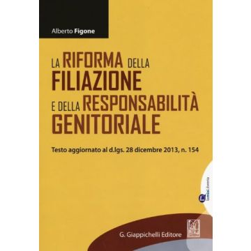 La Riforma Della Filiazione E Della Responsabilita' Genitoriale  - Figone Alberto - Giappichelli - 9788875242718