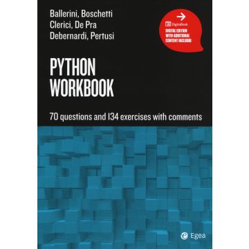 Python workbook. 70 questions and 134 exercises with comments