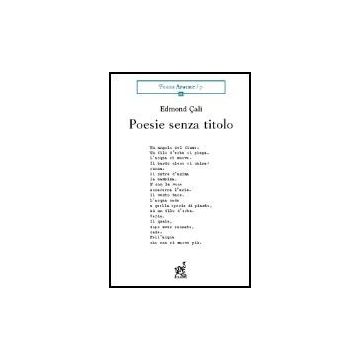 Poesie Senza Titolo - Cali Edmond - Aracne - 9788879997980