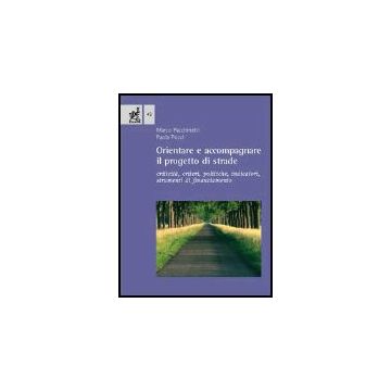 Orientare E Accompagnare Il Progetto Di Strade. Criticita', Criteri, Politiche,  Indicatori, Strumenti Di Finanziamento - Facchinetti Marco; Pucci Paola - Aracne - 9788879998680