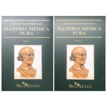Materia Medica Pura di Hahnemann christian samuel 2 volumi belladonna