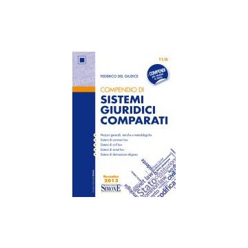Compendio Di Sistemi Giuridici Comparati - Del Giudice Federico - Simone - 9788891400925
