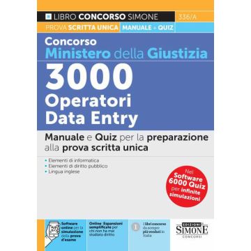 CONCORSO 3000 OPERATORI DATA ENTRY MANUALE PROVA SCRITTA SIMONE