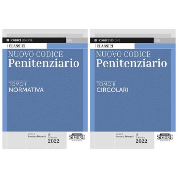 Nuovo Codice penitenziario diritto normativa e circolari 2022 simone