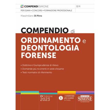 Compendio di ordinamento e deontologia forense
