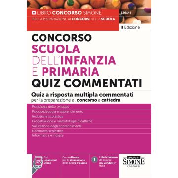 Concorso Scuola dell'infanzia e primaria. QUIZ commentati a risposta multipla commentati per la preparazione al concorso a cattedra