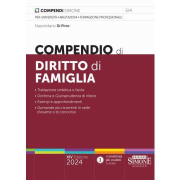 Compendio di diritto di famiglia 2024 - Simone