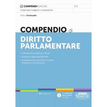 Compendio di diritto parlamentare 2024 - Simone