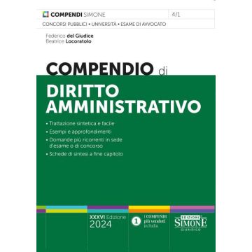 Compendio di Diritto Amministrativo 2024 - Simone
