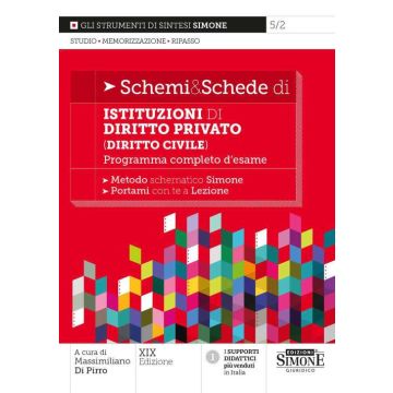Schemi & schede di istituzioni di diritto privato (diritto civile). Programma completo d'esame - 2024 Simone 5/2