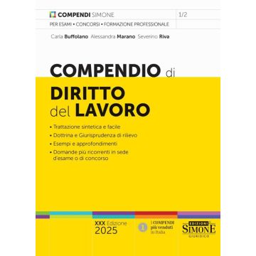 Compendio di diritto del lavoro 2025 - Simone
