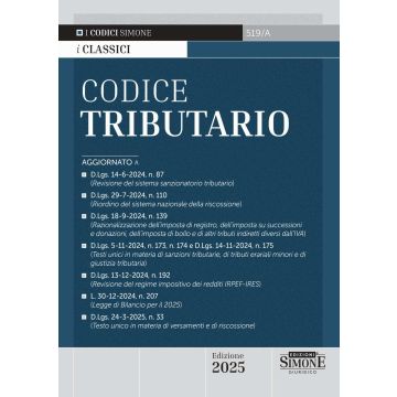 Codice Tributario 2025 (Codici Simone)