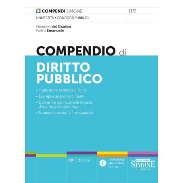 Compendio di diritto pubblico 2025 - Simone