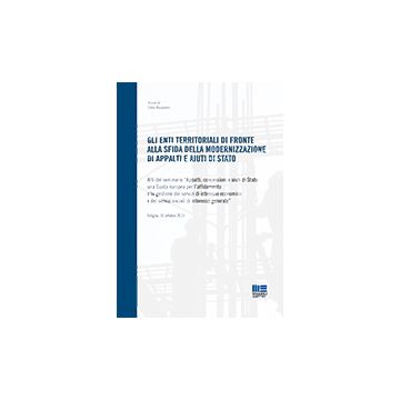 Enti Territoriali Di Fronte Alla Sfida Della Modernizzazione Di Appalti E Aiuti  Di Stato - Raspadori F.  - Maggioli Editore - 9788891603890