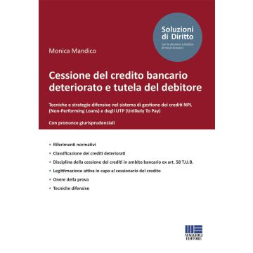 Cessione del credito bancario deteriorato e tutela del debitore