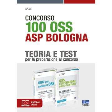 Concorso 100 OSS operatori socio-sanitari ASL Bologna. Kit di preparazione. Manuale completo + Quiz commentati