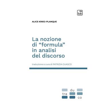La nozione di «formula» in analisi del discorso