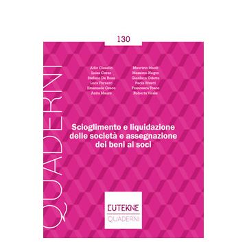 Scioglimento e liquidazione delle società