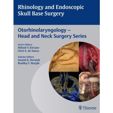 Rhinology and Endoscopic Skull Base Surgery  Devaiah Anand K.; Marple Bradley Franklin  Thieme Medical Publishers  9789382076018