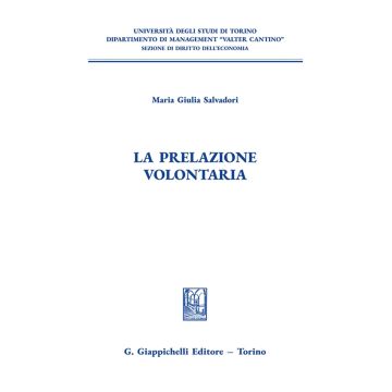 La prelazione volontaria [Salvadori Maria Giulia - Giappichelli]