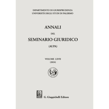 Annali del seminario giuridico dell'università di Palermo. Vol. 67