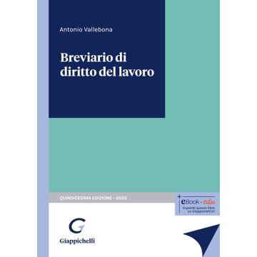 Breviario di diritto del lavoro 15/ed. (Vallebona - Giappichelli)