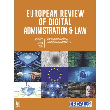 European review of digital administration & law (2022). Vol. 3