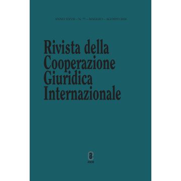 Rivista della Cooperazione Giuridica Internazionale. Vol. 77