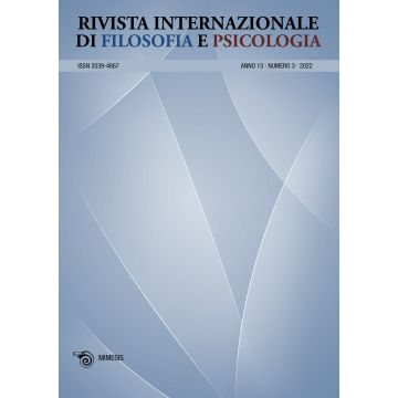 Rivista internazionale di filosofia e psicologia (2022). Vol. 3