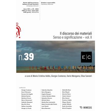 E/C. Rivista dell'associazione italiana di studi semiotici (2023). Vol. 39: Il discorso dei materiali