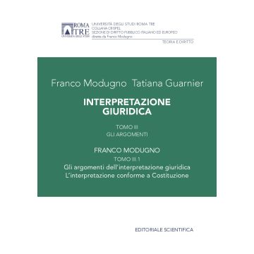 Interpretazione giuridica. Vol. 3/1: Gli argomenti
