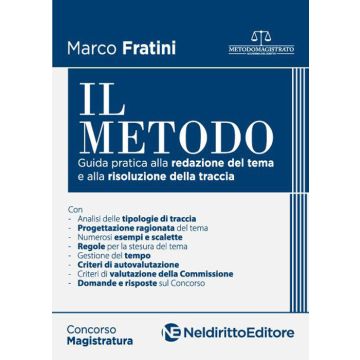 marco fratini Il metodo guida pratica alla redazione del tema e alla risoluzione della traccia 