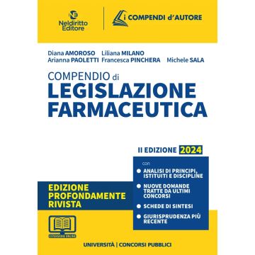 Compendio di legislazione farmaceutica 2024 neldiritto editore