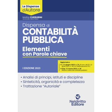 Contabilità degli enti locali. Elementi con parole chiave