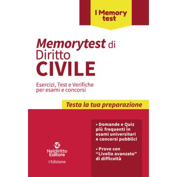 Memorytest di Diritto Civile. Esercizi, Test e verifiche per esami e concorsi