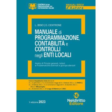 Manuale breve di contabilità, programmazione e controlli negli enti locali