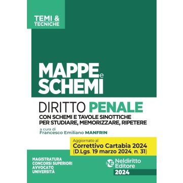 Mappe e schemi diritto penale 2024 concorso magistratura