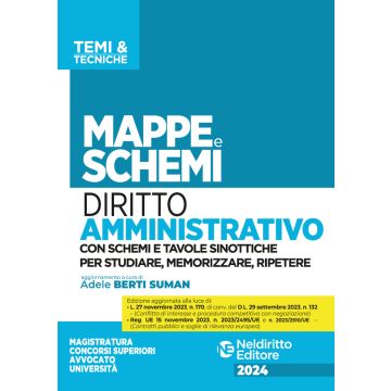 Mappe e schemi di diritto amministrativo (Concorso Magistratura 2024)
