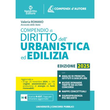 Compendio di diritto dell'urbanistica e dell'edilizia 2025 - Neldiritto