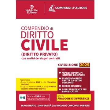 Compendio di Diritto Civile (Diritto Privato) con analisi dei singoli contratti 2025 - Neldiritto