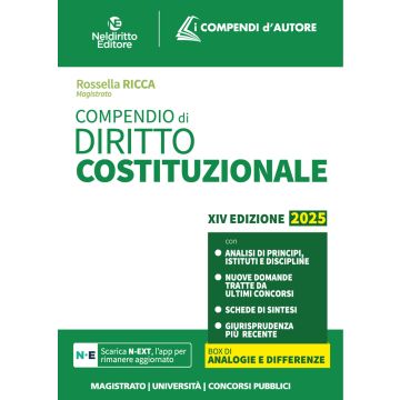 Compendio di diritto costituzionale 2025 - Neldiritto