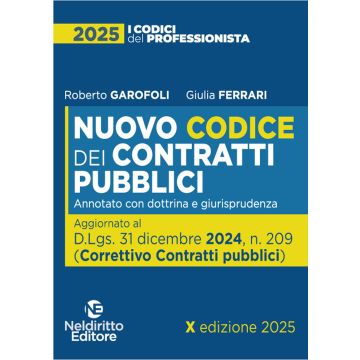 Nuovo codice dei Contratti pubblici 2025, annotato con dottrina e giurisprudenza - Neldiritto