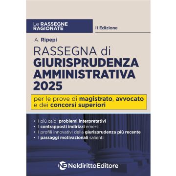 Rassegna di Giurisprudenza ragionata di Diritto Amministrativo 2025 - Per Magistratura, avvocato e concorsi superiori - Neldiritto