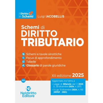 Schemi di diritto tributario 2025 - Esame Avvocato Neldiritto